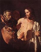 HONTHORST, Gerrit van The Incredulity of St Thomas sdg oil on canvas